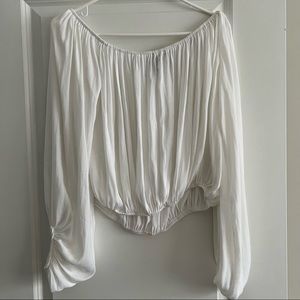 Forever21 Off the Shoulder Crop Top